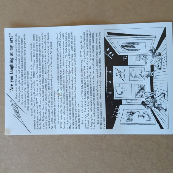 LEEDY Art "So Many Snowbirds, So Few Recipes" - Picture 5 of 6